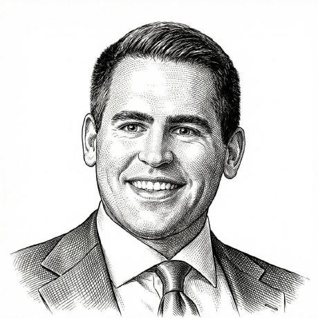 Black and white portrait of Don Irwin sourced from his GitHub profile